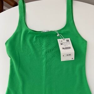 Zara green dress